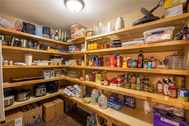 view of pantry