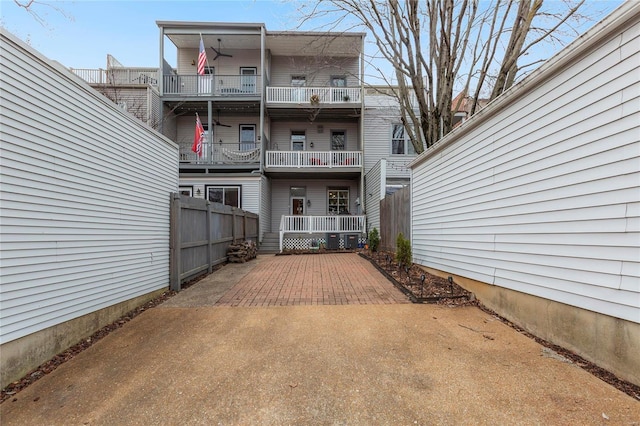 view of back of property