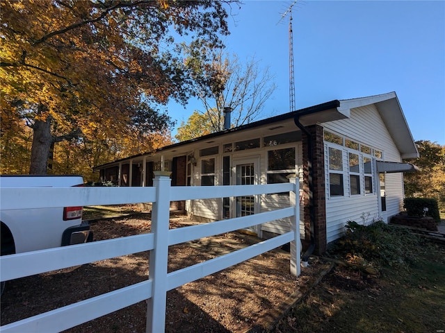 view of side of home