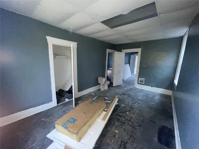 bedroom featuring a closet