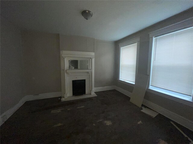 view of unfurnished living room