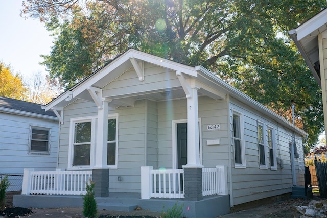 view of bungalow-style house