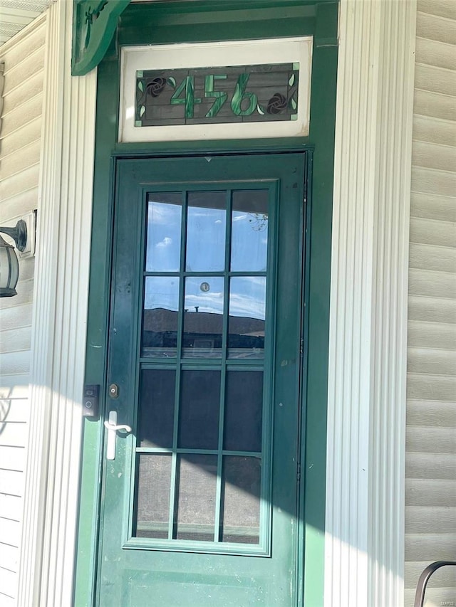 view of entrance to property