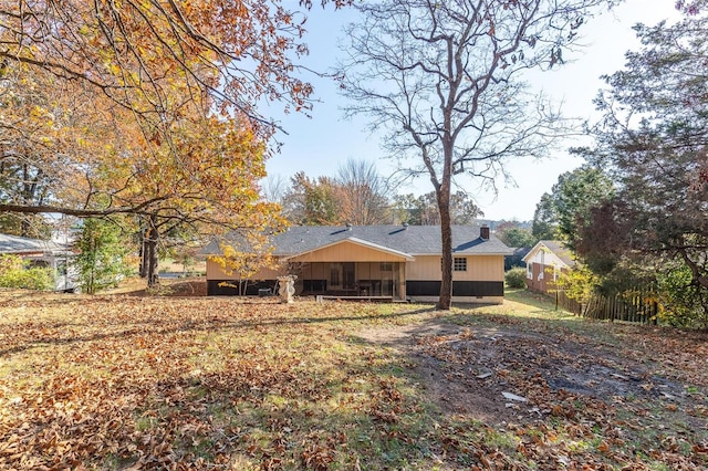 view of rear view of house