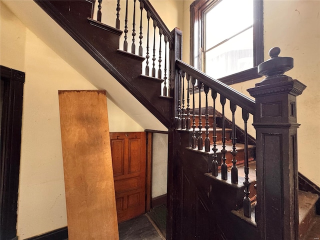 view of staircase