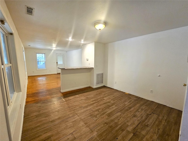 interior space featuring hardwood / wood-style flooring