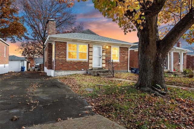 view of front of home