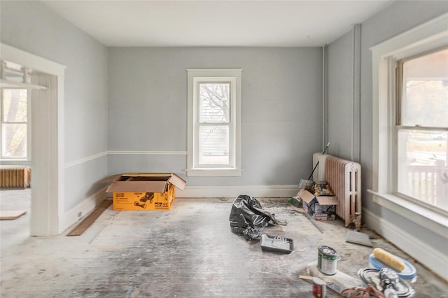 miscellaneous room featuring radiator