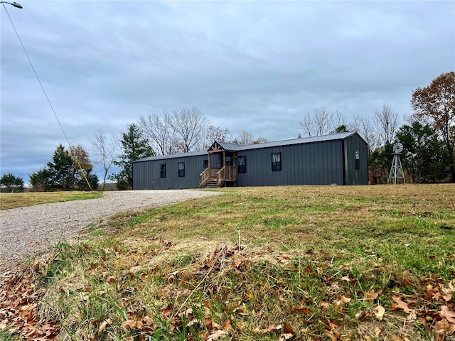 view of manufactured / mobile home