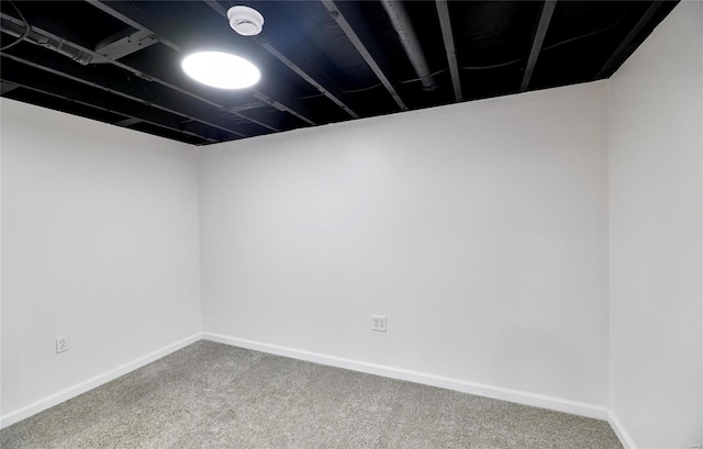 empty room with carpet floors