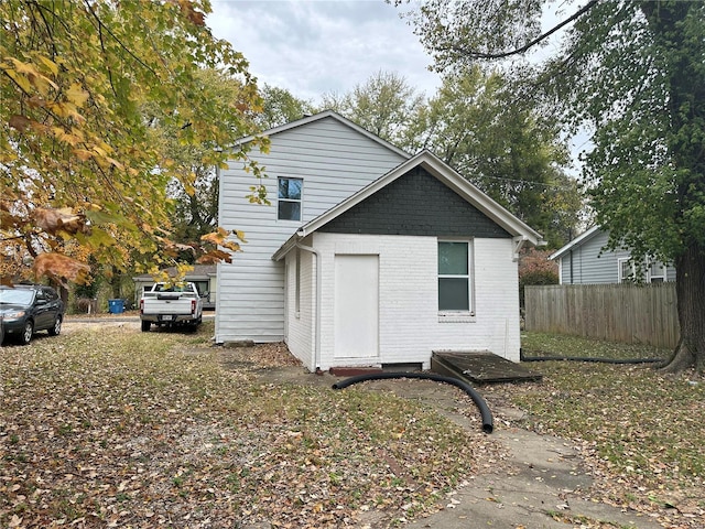 view of rear view of house