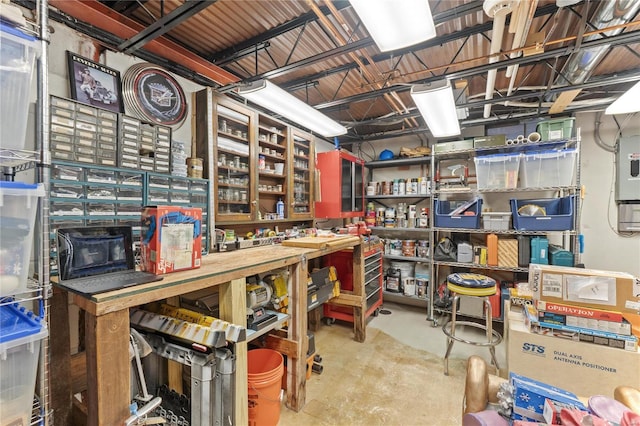 view of storage room