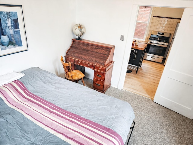 bedroom featuring hardwood / wood-style flooring