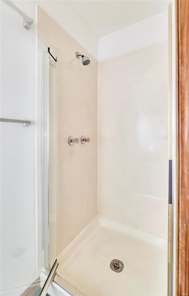 bathroom with walk in shower