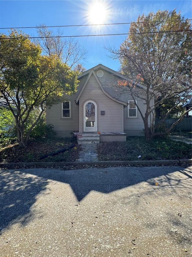 view of front of home