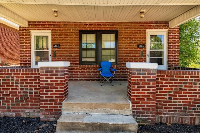 view of patio / terrace with covered porch