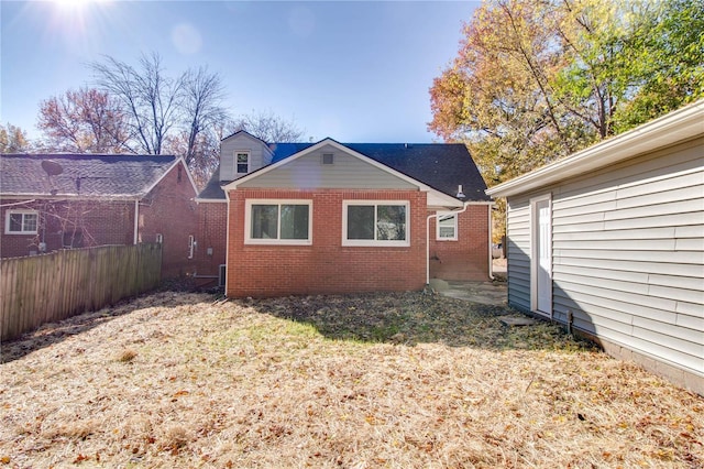 view of rear view of property