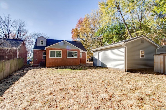 view of rear view of property