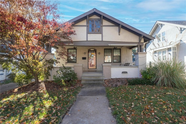 view of front of house with a porch