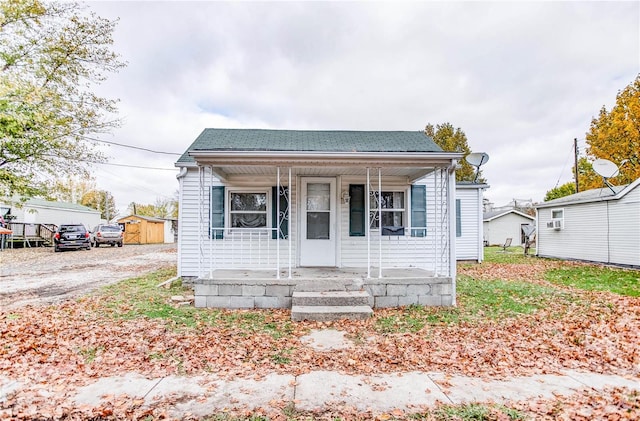 bungalow-style house featuring a porch