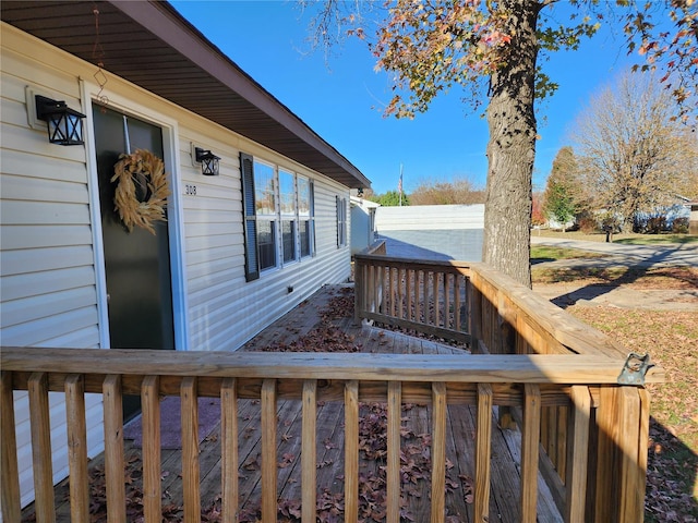 view of deck