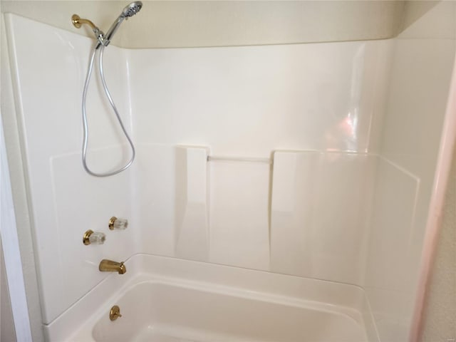 bathroom featuring bathtub / shower combination