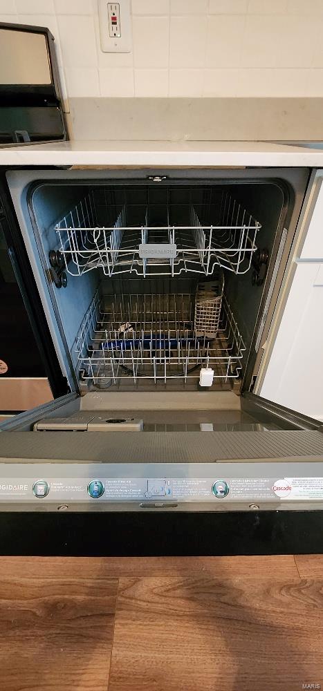 interior details with dishwasher