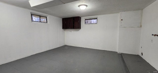 basement featuring a wealth of natural light