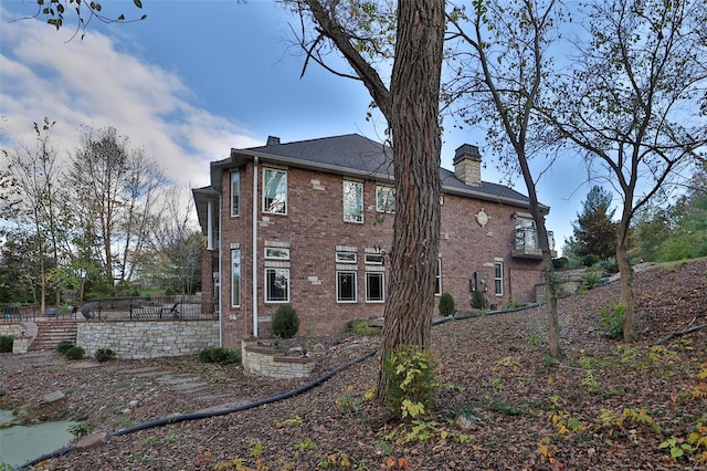 view of rear view of house