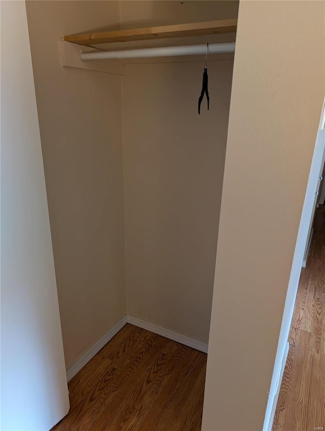 view of closet