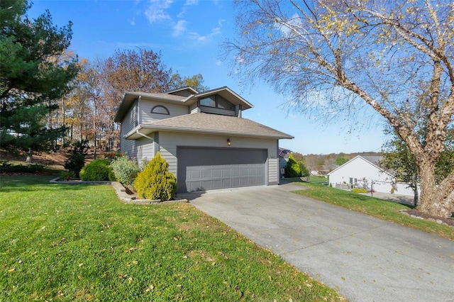 view of home's exterior featuring a yard