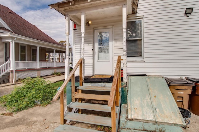 view of entrance to property