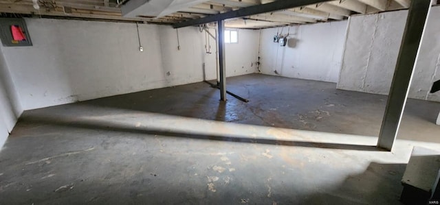 view of basement