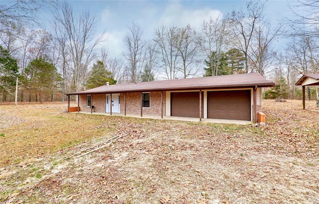 exterior space with covered porch