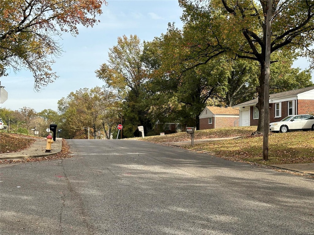 view of road