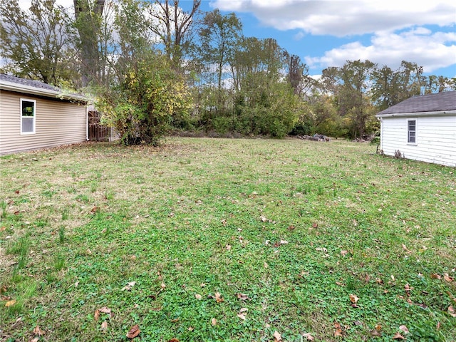 view of yard