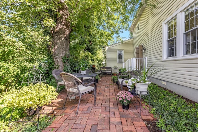 view of patio