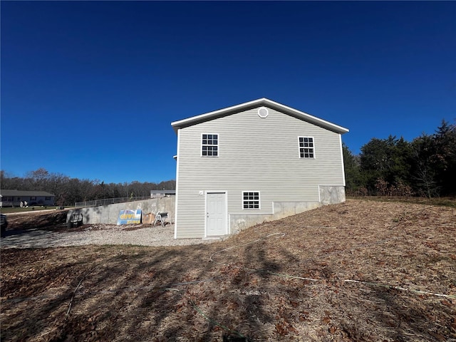 view of property exterior