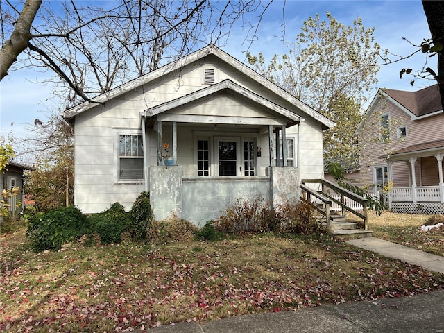 view of bungalow-style home