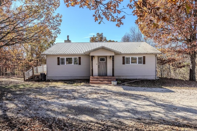 view of ranch-style house