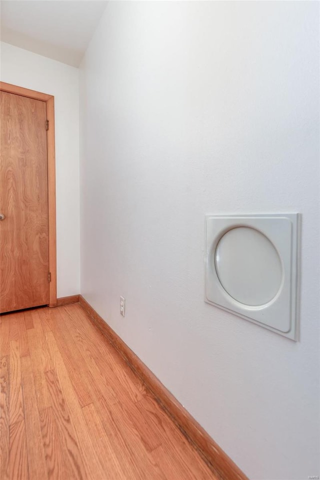 interior space featuring light hardwood / wood-style flooring