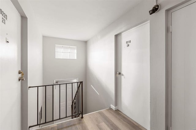 interior space featuring hardwood / wood-style floors