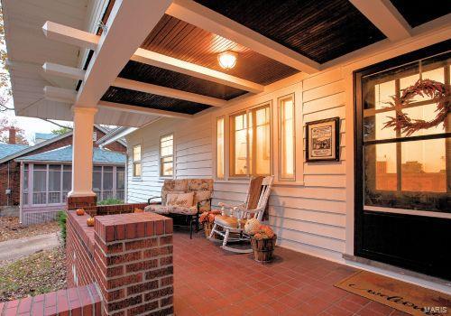 view of patio / terrace with a sunroom