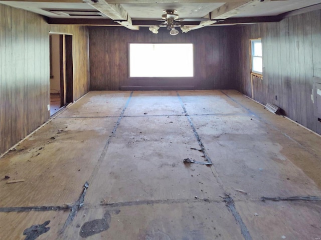 view of unfurnished dining area