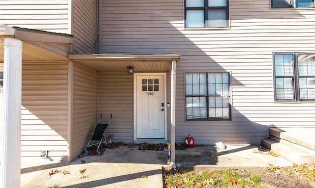 view of property entrance