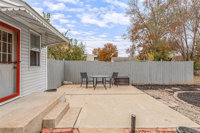 view of patio