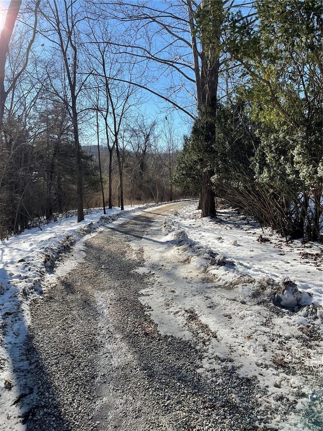 view of road