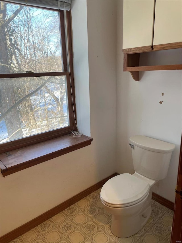 bathroom with toilet