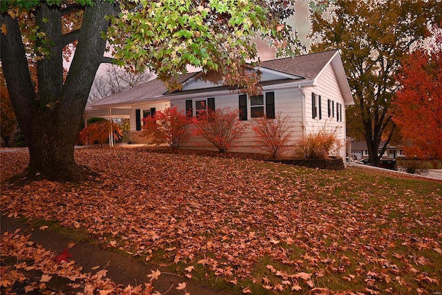 view of ranch-style home