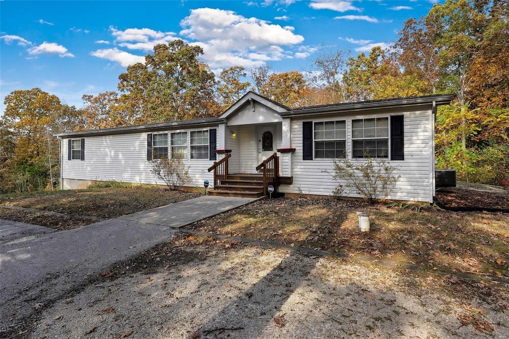 view of ranch-style house